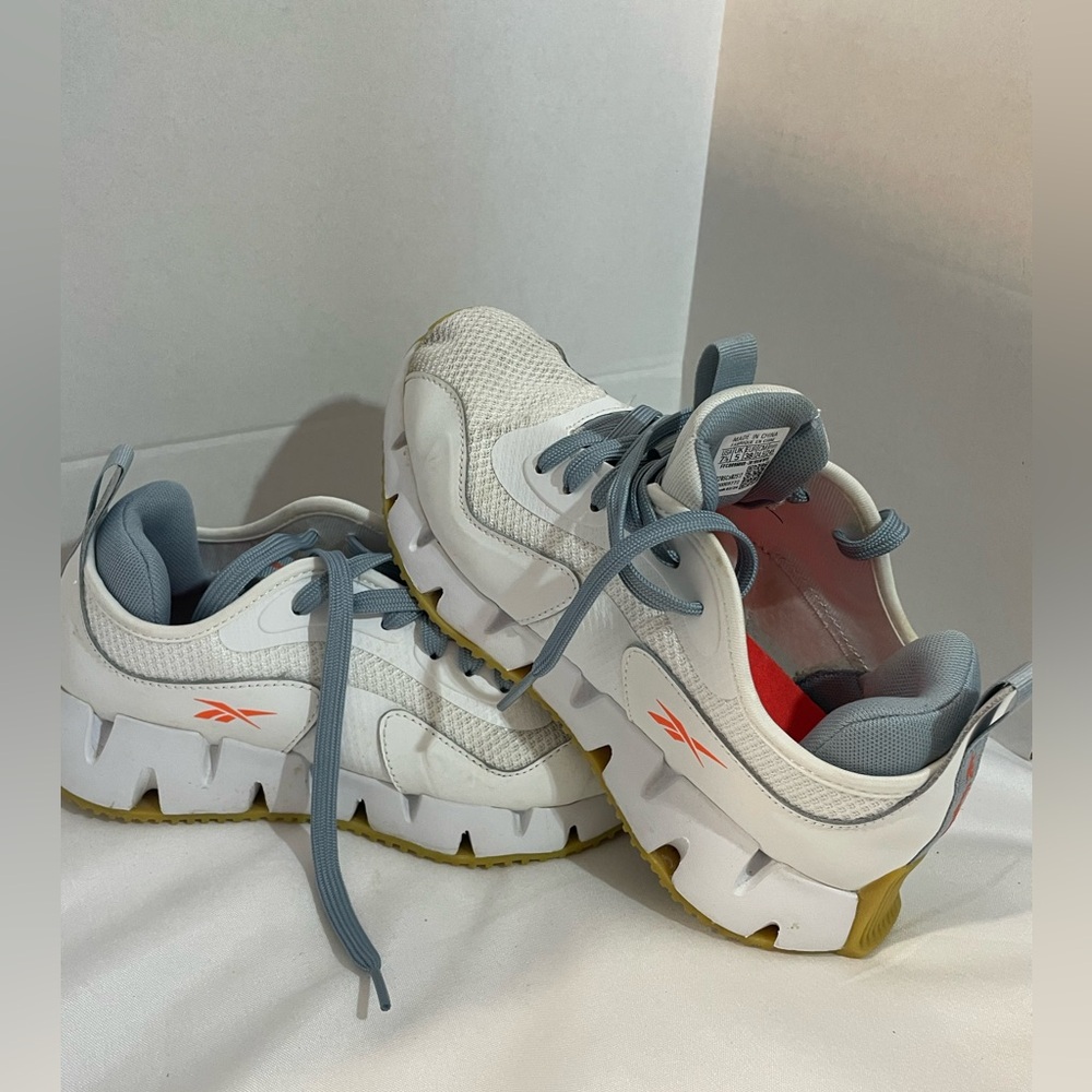 Reebok Zig Dynamica‎ G Women's Sneakers size 7.5 white tennis shoe